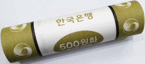 한국은행 2014년 500원 롤 - 미사용