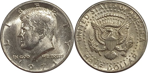 미국 1971년(D) 케네디 하프 달러